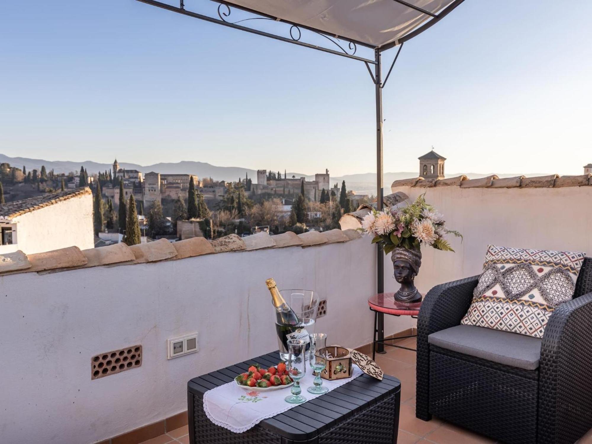 Luxury Alhambra Penthouse Collection Sacromonte Ferienhaus Granada